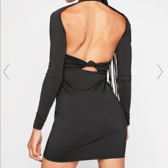 Black Mini Dress with Cutouts - Lioness - Miracle Mile Dress - Picture 3 of 4